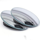 Espelho ajustável de ponto cego para carro, espelho convexo retrovisor auxiliar, espelhos redondos de grande angular para carro reverso, 360 graus, 2pcs