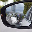 2 pçs quadro redondo convexo espelho de ponto cego segurança condução grande angular 360 graus ajustável espelho retrovisor claro acessórios do carro
